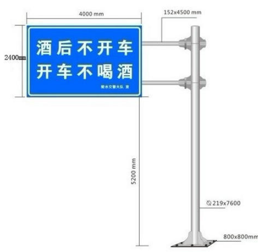 交（jiāo）通標誌杆