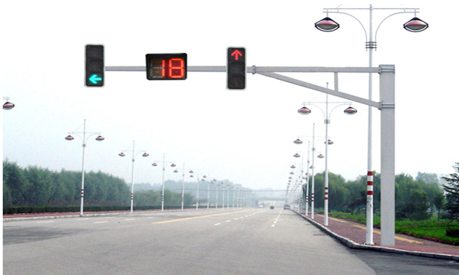 道路交（jiāo）通信號燈杆